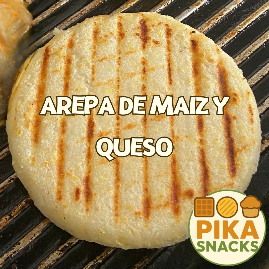 Arepa de maíz y queso